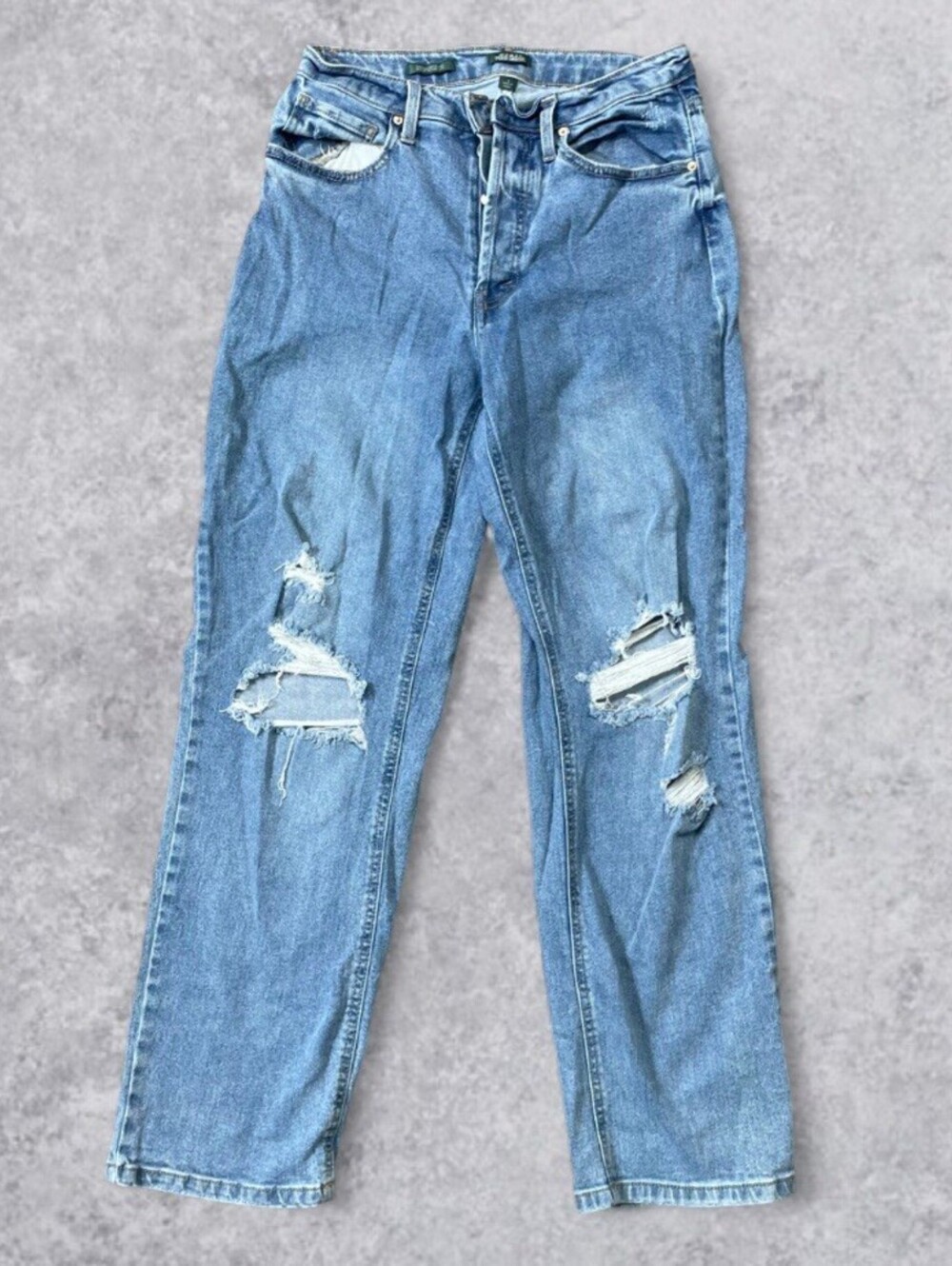 Wild Fable Women’s Blue Mid Rise Relaxed Straight Size 4 Denim Jeans